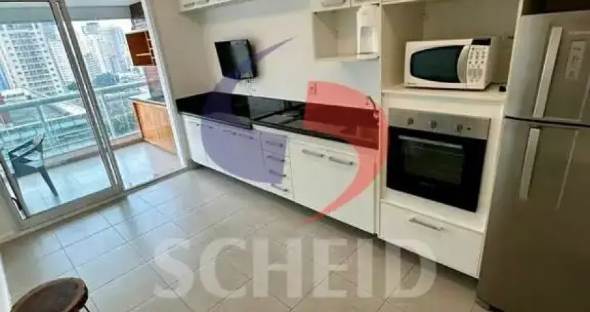 Apartamento mobiliado à venda, 44m² 1 dormitório e 1 vaga na vila olimpia