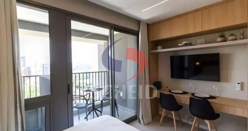Flat com 1 quarto à venda na Avenida Santo Amaro, --, Brooklin, São Paulo