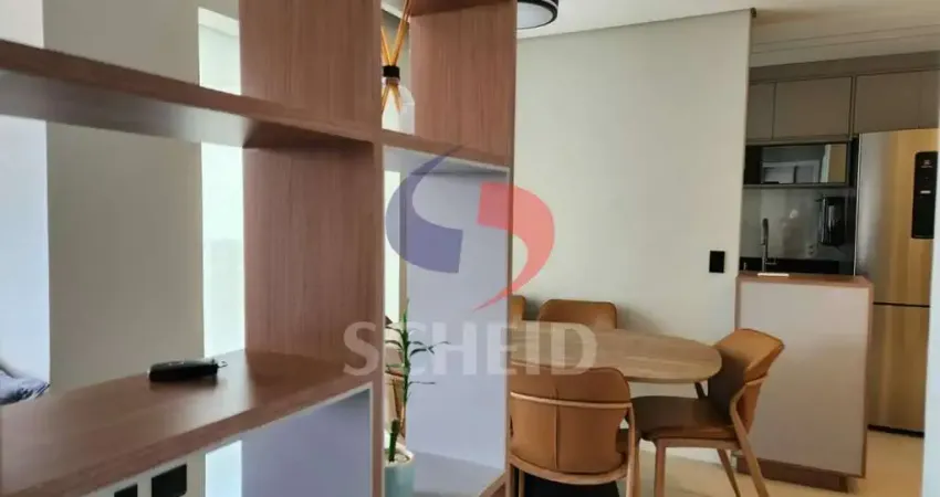 Apartamento 44m², Mobiliado - 2 dormitórios, 1 vaga de garagem, aceita pet, Jd. Marajoara