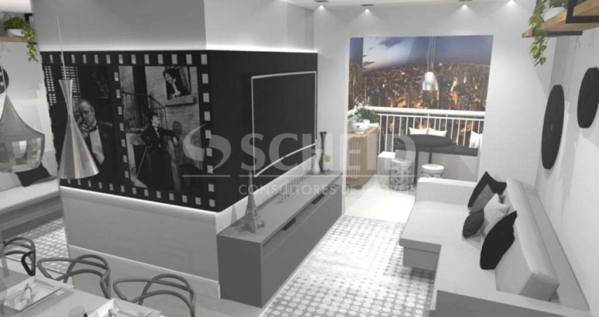 Apartamento a venda de 56,00m² útil com 2 quartos, na Vila Mascote!