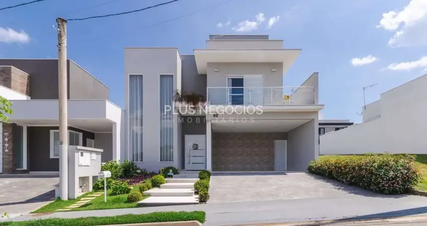 Linda casa de alto padrão com 4 suítes, sistema solar e área gourmet: sofisticação e sustentabilida
