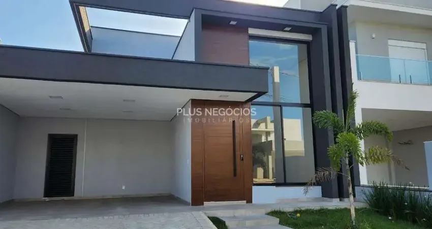 Casa moderna no Condomínio Le France, 3 suítes, 250m², área gourmet, piscina opcional, infraestrutu