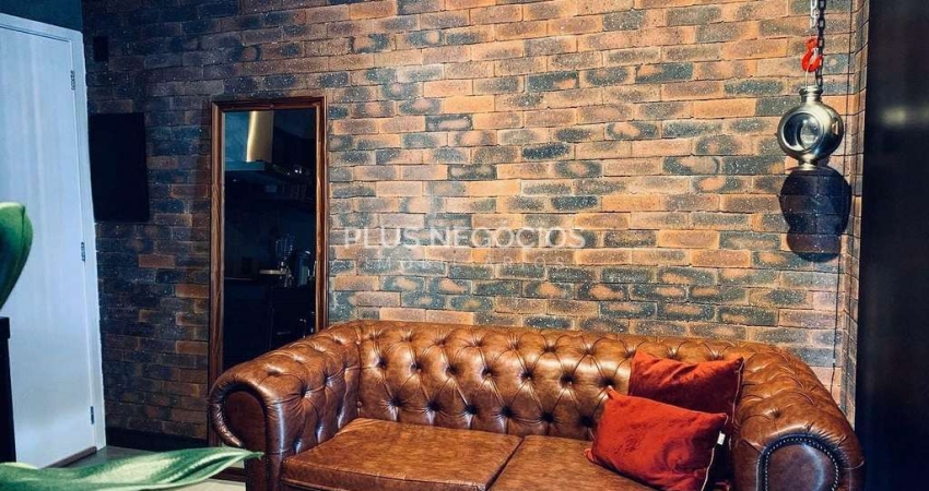 Studio Alto Padrão Totalmente Mobiliado para Locação - Completo e Moderno em Localização Privilegia