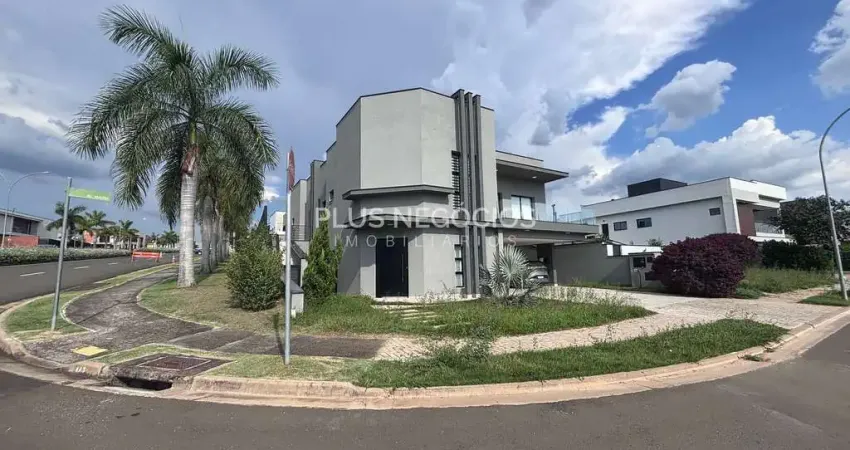 Casa de Alto Padrão para Locação e Venda no Condomínio Alphaville Nova Esplanada 3 – 4 Suítes, Pisc