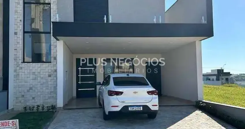 Bela casa a venda em condomínio fechado piscina e area gourmet, wanel ville, sorocaba, sp