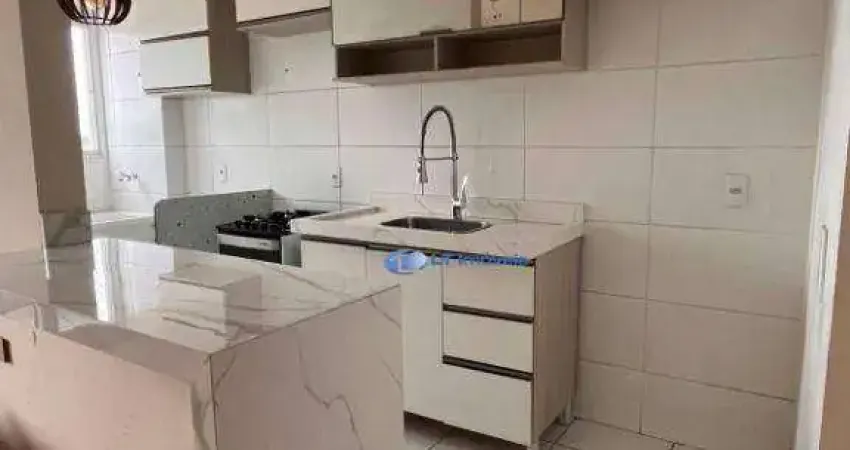 Apartamento com 2 dormitórios para alugar, 56 m² por r$ 2.473/mês - jardim santa maria - jacareí/sp