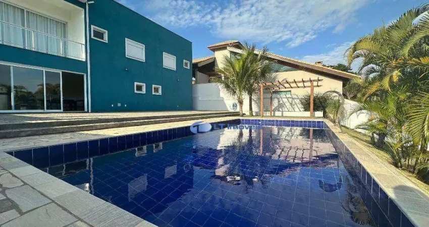 Casa com 5 dormitórios para alugar, 600 m² por r$ 15.150,00/mês - chácaras rurais de guararema - jacareí/sp