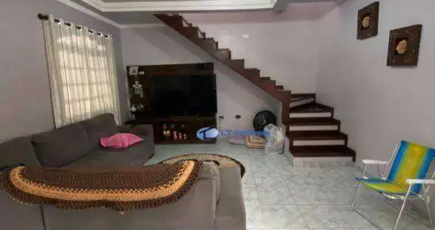 Sobrado com 3 dormitórios para alugar, 188 m² por r$ 3.077,00/mês - jardim nova esperança - jacareí/sp