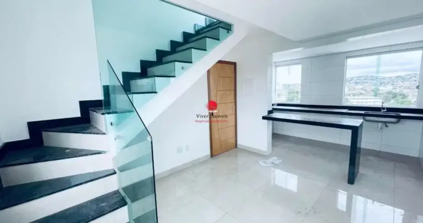 Cobertura com 2 quartos para alugar na Rua Pedra Coral, 120, Piratininga (Venda Nova), Belo Horizonte