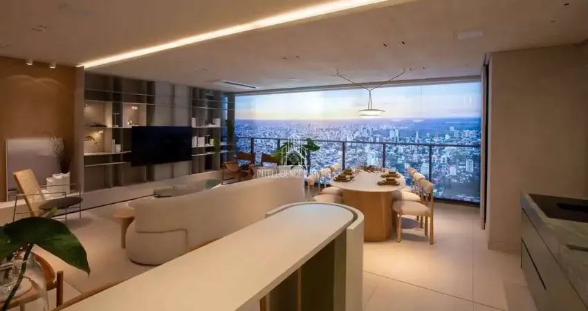 ## Apartamento à venda com 2ou 3 suítes sacada com churrasqueira em 127m², Edifício Aurum, Araés, C