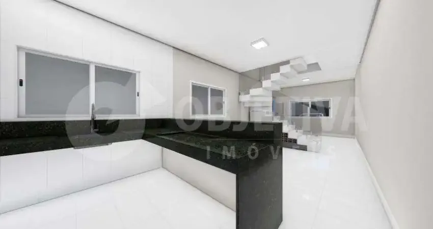 Excelente casa estilo sobrado (geminada) no Bairro Granada em Uberlândia