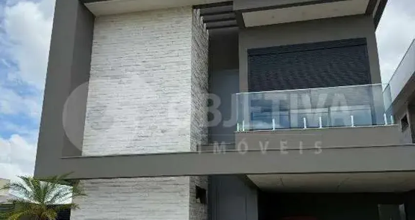 Belíssima e exclusiva casa de alto padrão em condomínio fechado na zona sul de Uberlândia