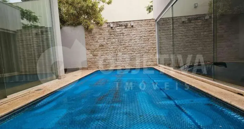 Casa em condomínio para aluguel, 4 quartos, 3 suítes, 2 vagas, jardins barcelona - uberlandia/mg