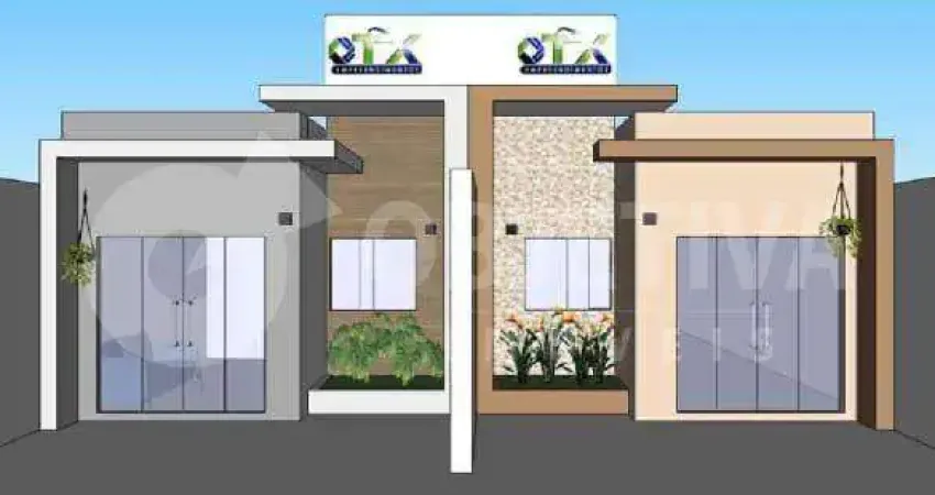 Casa à venda, 2 quartos, 1 suíte, 2 vagas, loteamento luizote de freitas iv - uberlandia/mg