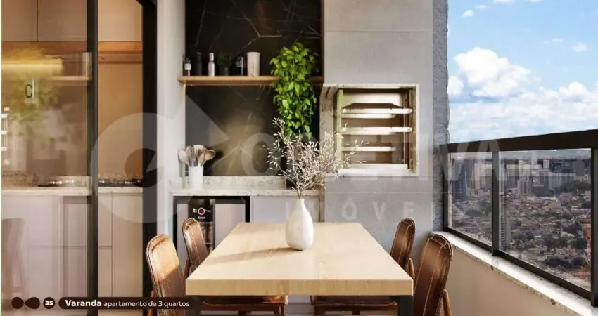 Apartamento à venda, 2 quartos, 1 suíte, 2 vagas, santa monica - uberlandia/mg