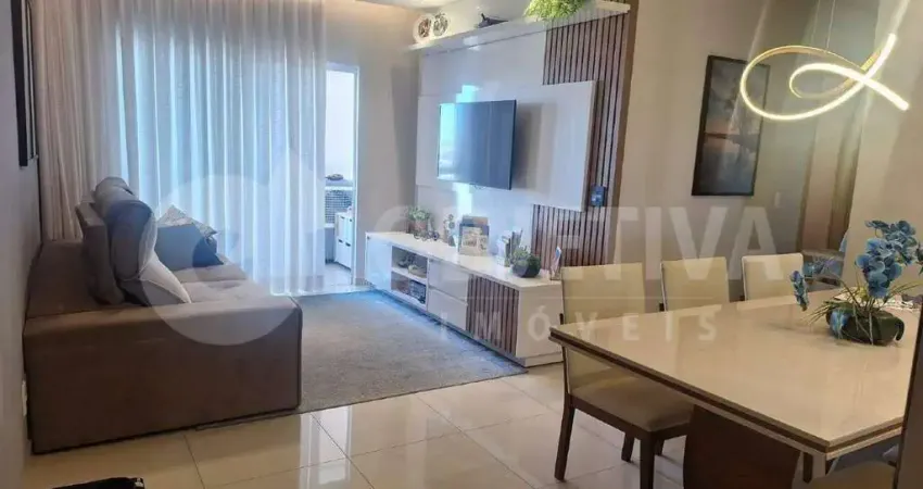 Apartamento à venda, 3 quartos, 1 suíte, 2 vagas, santa monica - uberlandia/mg