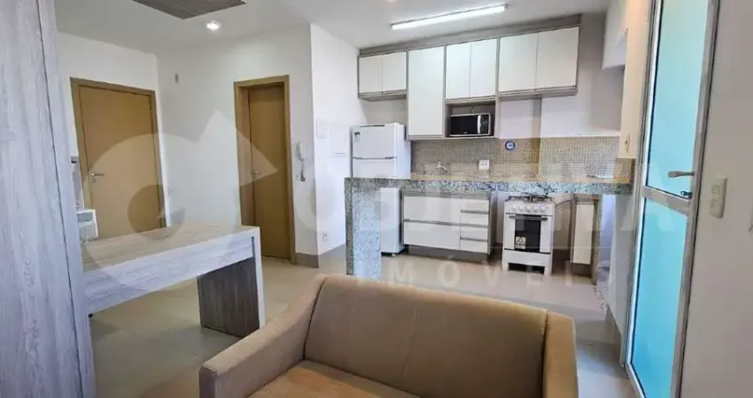 Apartamento tipo flat mobiliado disponível para aluguel no bairro morada da colina em uberlândia