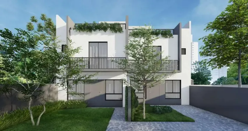 Sobrado em condomínio fechado com 3 quartos à venda no xaxim - curitiba