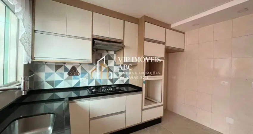 Lindo sobrado 3 dorm, 2 vagas, parque erasmo assunção em santo andré