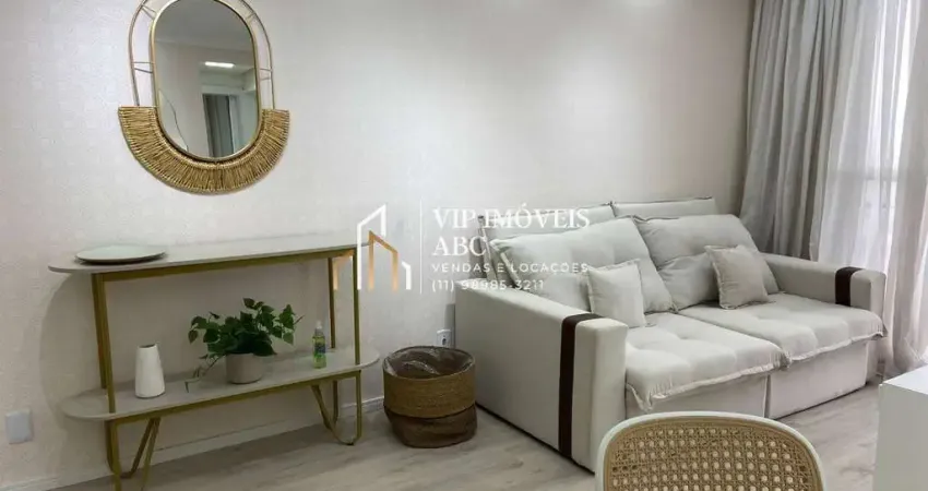 Lindo apartamento à venda 59m² edifício atlanta santo andré r$459 mil