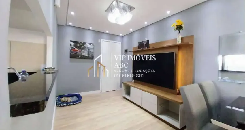 Apartamento com sacada vila joão ramalho -santo andré r$ 245.000,00