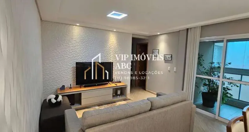 Apartamento à venda decorado 82m² no jardim bela vista em santo andré
