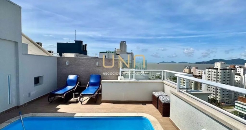 Cobertura com 3 quartos, 172 m² privativos, à venda por r$ 2.720.000- rua duarte schutel - centro - florianópolis/sc