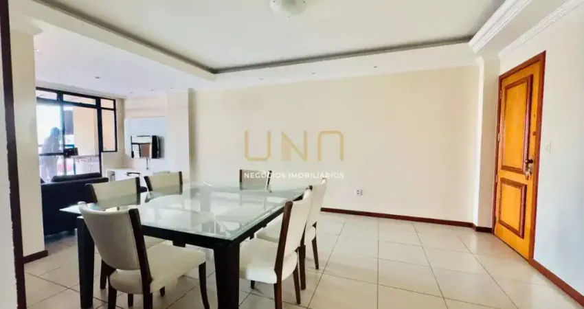 Amplo apartamento com 3 quartos, 1 suíte, 116 m², sacada com churrasqueira, vaga livre e coberta.