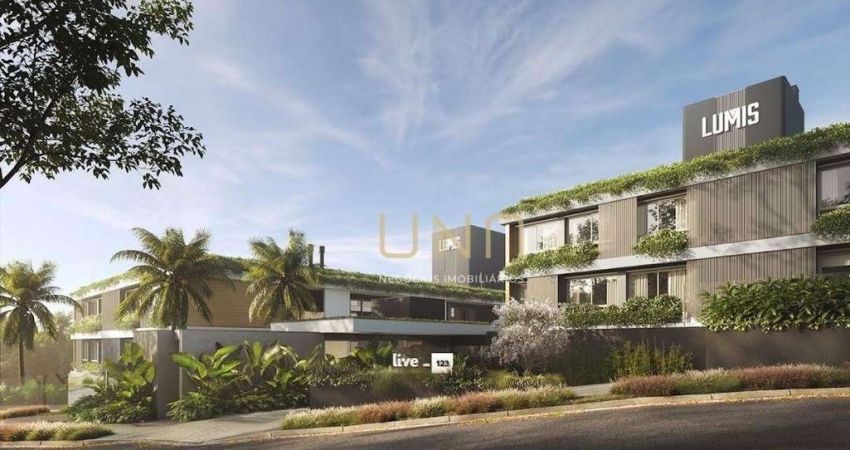 Apartamento Garden com 2 dormitórios à venda, 77 m² por R$ 1.312.164,08 - Cacupé - Florianópolis/SC