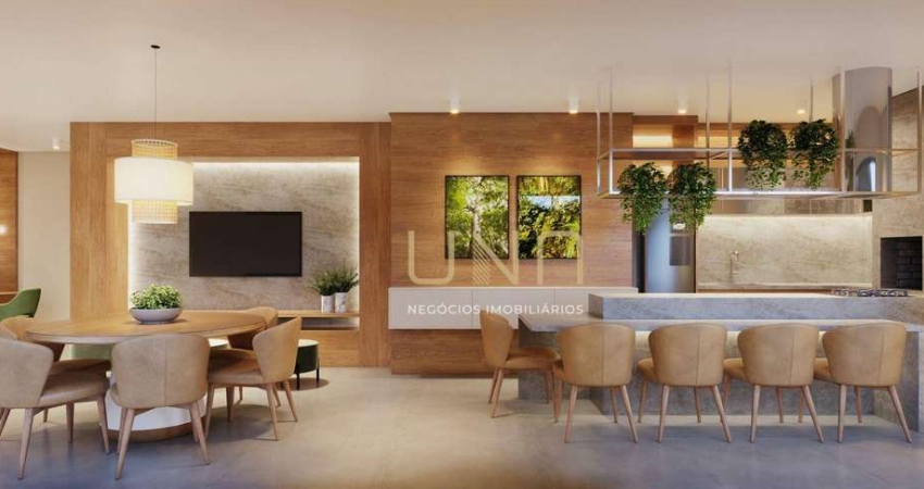 Apartamento com 2 dormitórios à venda, 76 m² por R$ 786.954,84 - Praia Comprida - São José/SC