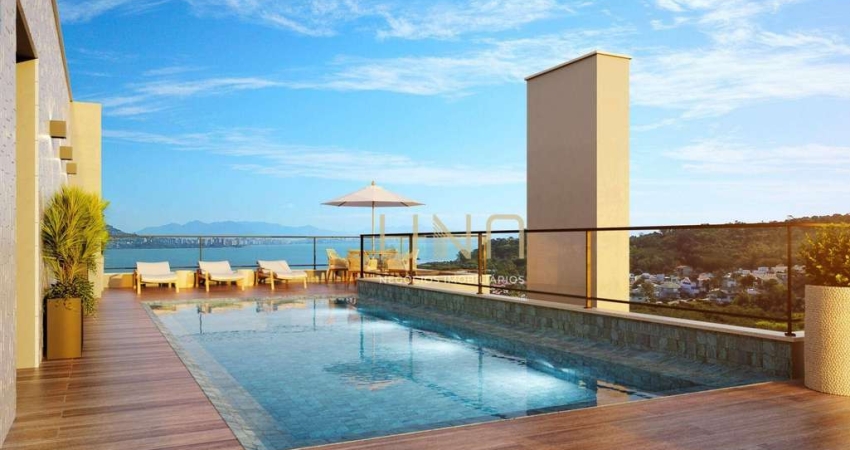 Apartamento com 2 dormitórios à venda, 64 m² por R$ 973.004 - Cacupé - Florianópolis/SC