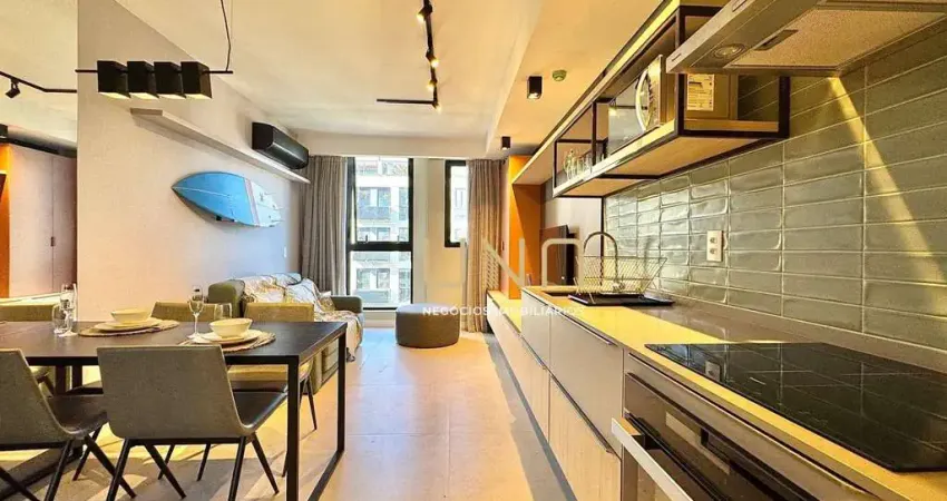 Studio com 1 dormitório à venda, 43 m² por r$ 888.166,10 - trindade - florianópolis/sc