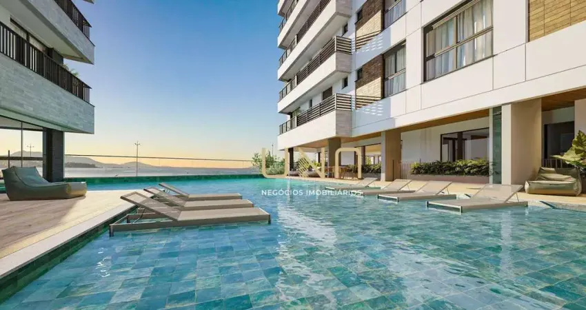 Apartamento com 2 dormitórios à venda, 80 m² por r$ 1.040.000,00 - praia comprida - são josé/sc