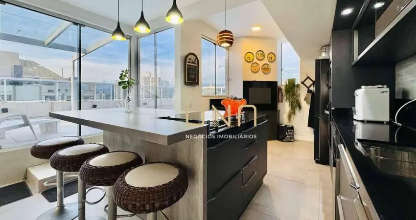 Apartamento triplex com 4 dormitórios à venda, 433 m² por r$ 6.000.000,00 - centro - florianópolis/sc