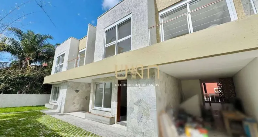 Casa moderna em construção no campeche – 3 dormitórios, pátio privativo e entrega em 40 dias!