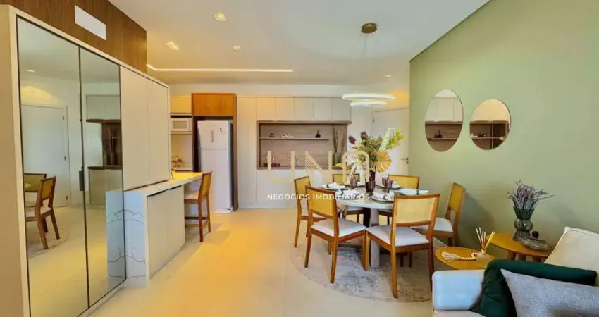 Apartamento decorado com 3 quartos e suíte no mirante dos corais, em coqueiros – florianópolis | empreendimento novo