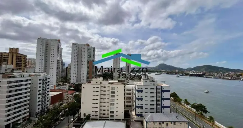 Apartamento 2 dormitórios - 1 suíte - vista mar - ponta da praia - santos