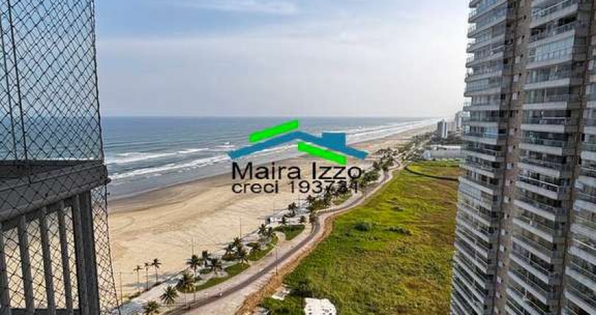 APARTAMENTO 2 DORMITÓRIOS-SUÍTE-LAZER-PÉ NA AREIA-VISTA MAR-PRAIA GRANDE