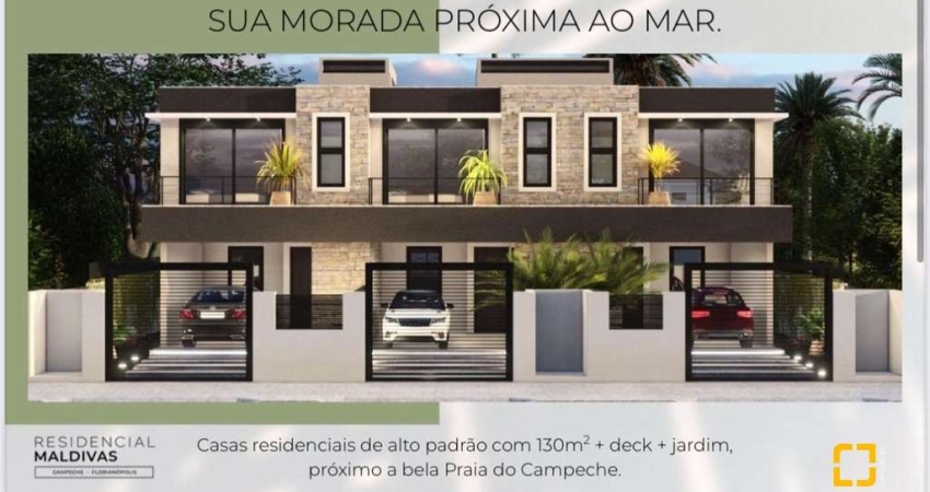 Casa no bairro Campeche em Florianópolis - 3 dormitórios - FINANCIÁVEL