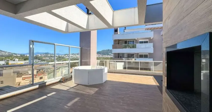 Cobertura linear com 3 dormitórios, 2 terraços e spa - Itacorubi - Florianópolis/SC