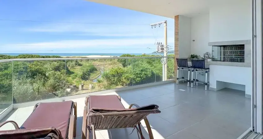 Apartamento frente mar - 3 suítes - 2 vagas - vista mar - Campeche - Florianópolis - SC