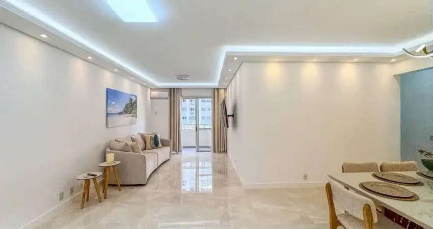 Apartamento mobiliado - 3 dormitórios - centro - florianópolis - sc - beira mar