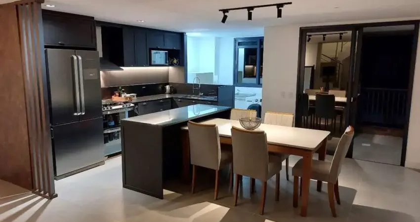 Apartamento duplex de alto padrão em jurerê - 3 suítes, 3 vagas de garagem, florianópolis, sc