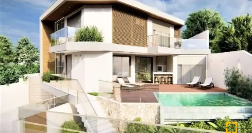 Casa de alto padrão na orla do mar no cacupé - nova, 4 suítes e financiável