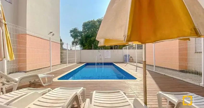 Apartamento mobiliado 2 dormitórios sacada churrasqueira 1 vaga - vargem grande florianópolis - sc