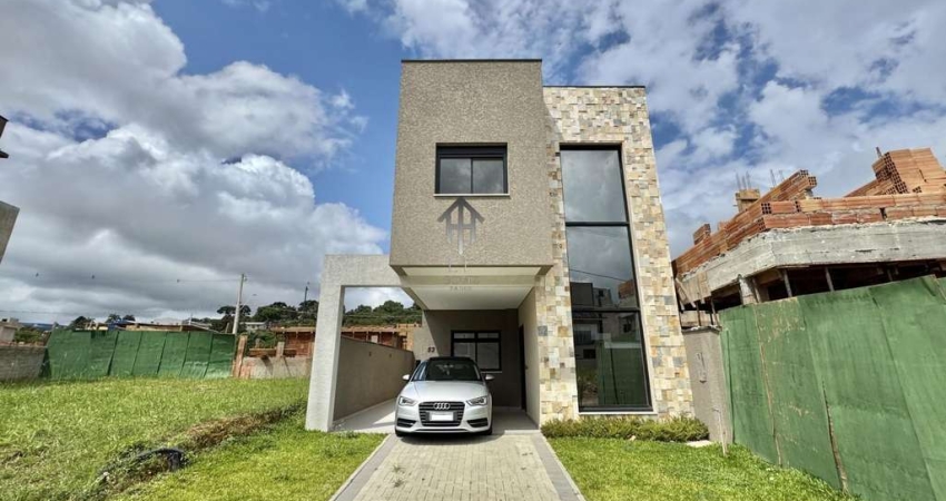 Casa em Condomínio para Venda em Curitiba, Santa Cândida, 3 dormitórios, 3 suítes, 4 banheiros, 2 vagas