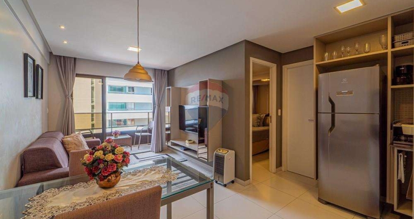 Flat 1 Quarto, 37 m², Mobiliado no Holanda’s Prime – Excelente Localização !