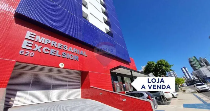 Loja à venda, frente rua, em Manaíra com 28 m², na Av. João Câncio