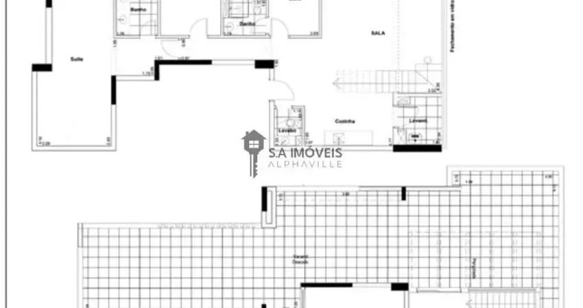 Apartamento com 3 quartos à venda na Avenida Piraíba, 396, Centro Comercial Jubran, Barueri