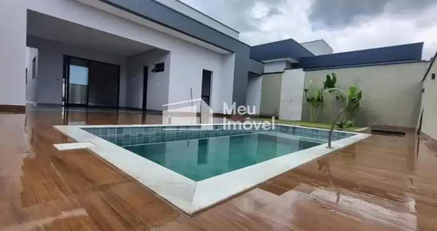 Casa Nova com 194m² construção - 350m² terreno- 3 dormitórios com suite -Cond. Residencial Mantiqueira